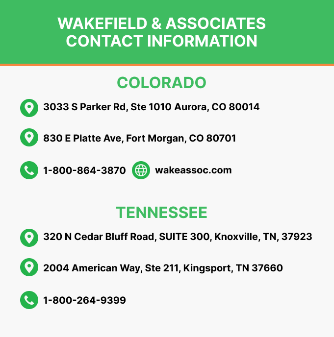 Wakefield & Associates Contact Information