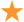 Orange badge/medal icon with a dark center, resembling a stylized award emblem